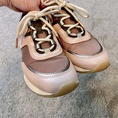 Michael Michael Kors Pippin Mixed Media Trainer Rose Gold